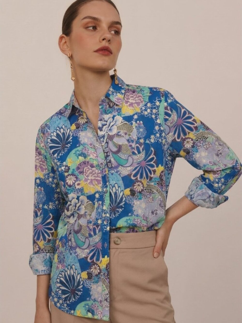 Robert Graham Women's Button Down Sz XL - Picture 1 of 8
